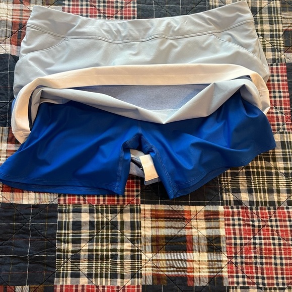 Adidas Blue and White Mini Skort - Picture 4 of 11